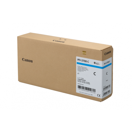 Canon PFI-3700 C - Cartouche d'impression cyan 700ml