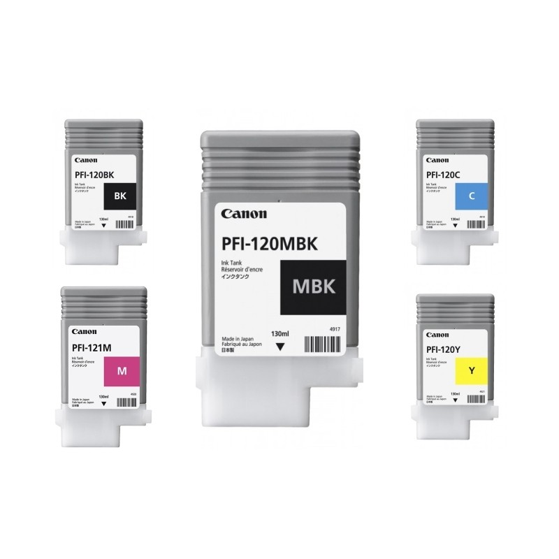 Canon PFI-120 MBK、BK、Y、C、PFI-121M 6個セット CANON PFI-120 MBK [マットブラック] 価格比較 - 価格.com
