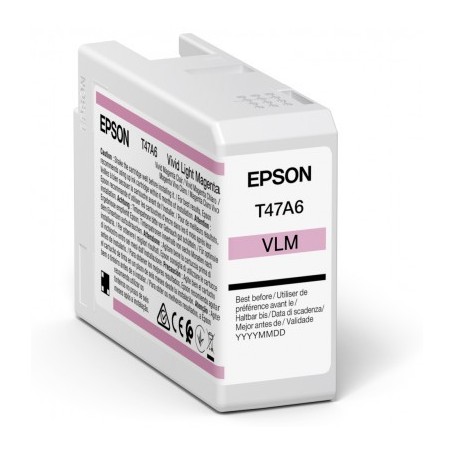 Epson T47A6 - Réservoir magenta clair 50ml