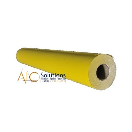 Papier Couché Jaune pantone 126 Haute Résolution HR 95gr/m² 0,914 (36") x 45m (Ø2")