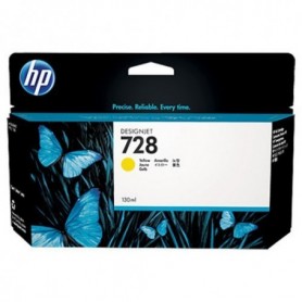 HP 728 - Cartouche d'impression jaune 130ml (F9J65A)