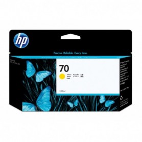 HP 70 - Cartouche d'impression jaune 130ml (C9454A)