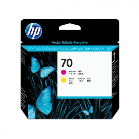 HP 70 - Tête d'impression jaune et magenta (C9406A)