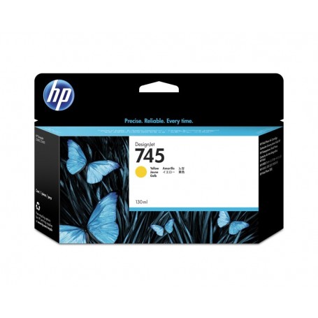 HP 745 - Cartouche d'impression jaune 130ml (F9J96A)